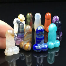 Wholesale Natural Male Penis Quartz Crystal Massager Carved Wand Gem Healing* picture