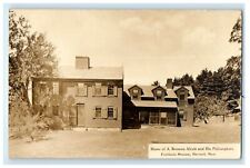 c1920's Home Of Bronson Alcott Fruitlands Museum Harvard MA RPPC Photo Postcard picture