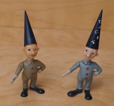 2 Vintage 1950's Facit Wizard Adding Machine Men - Germany 5 Inch Tall picture
