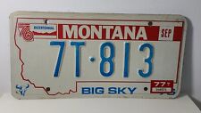 Vintage Single Montana BICENTENNIAL License Plate 1970s    (B3) picture