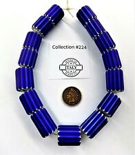 Strand of Collector 4 layer Chevron African Trade Beads   Collection # 224 Bin P picture