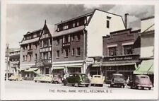 The Royal Anne Hotel Kelowna BC c1953 Gowen Sutton RPPC Postcard E84 picture