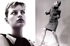 1995 David Sims Guinevere Van Seenus 6-page MAGAZINE EDITORIAL wear plaid picture