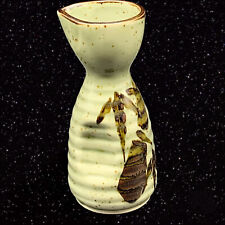 Vintage Japanese Pottery Sake Bottle 4.5”T 2”W picture