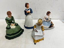 vintage collectible Little Women Tasha Tudor Figurines Amy Meg Beth Jo Franklin picture