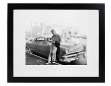 Actor Tab Hunter & a Ford Skyliner Classic Car Matted & Framed Picture Photo picture