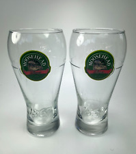 Moosehead Lager Beer Glasses Canadian 20oz Est1867 Proudly Independent 2 Cup C45 picture