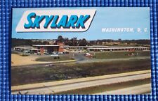 Vintage c1950's SKYLARK MOTEL Shirley Freeway Springfield VA Virginia Postcard picture