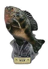 VINTAGE JIM BEAM DECANTER 1974 Blue Gill Fish National Hall of Fame Empty Bottle picture