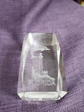 Florida 3-D Laser Etched Paper Weight picture