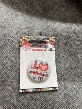 VHTF LOUNGEFLY SANRIO HELLO KITTY & FRIENDS 50TH ANNIVERSARY BUTTON PIN NEW  picture