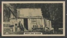 1926 WD & HO Wills New Zealand Early Scenes & Maori Life #31 A Westland Digger picture