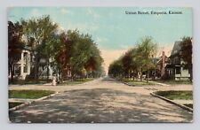 Postcard Union Street Emporia Kansas KS picture