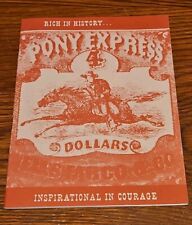 Pony Express 11 Page Booklet  picture