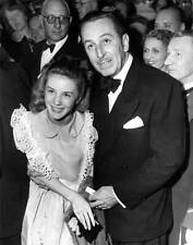 Us Film Producer Walt Disney And Kathryn Beaumont 1951 HISTORIC OLD PHOTO picture