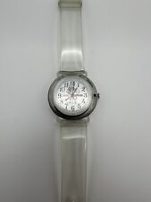 Vintage Armitron Peanuts Snoopy Red Baron Flying Ace Clear Analog Quartz Watch picture