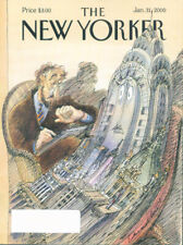 New Yorker cover Sorel Chrysler Building on psychiatrist's couch 1/31 2000 picture