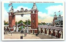 1920s TORONTO CANADIAN NATIONAL EXHIBITION DUFFERIN GATES POSTCARD P1803 picture