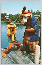 Orlando Florida, Walt Disney World Brer Bar & Brer Fox, Vintage Postcard picture