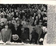 1952 Press Photo President Harry Truman & other government officials, Washington picture