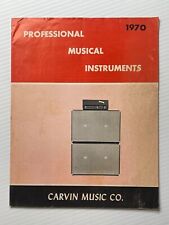 Vintage Original 1970 Carvin Music Catalog - Amps Guitars Basses, Etc (25 Pages) picture