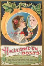 Halloween, Jackson No MLJ01-1 Gold, Don'ts Series, Woman Sees Husband in Mirror picture