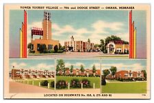 Tower Tourist Village, 78th And Dodge Street, Omaha, Nebraska Postcard picture