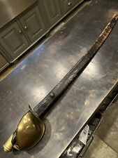 Civil War 1862 Dated Ames Naval Cutlass With Scabbard  picture