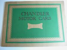 1916 1917 Chandler Motors Orphan Prestige Brochure, Cleveland OH Original picture