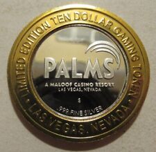 Palms Casino Ten Dollar Silver Gaming Token  picture