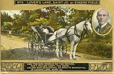 POSTCARD / POSTCARD UNITED STATES / LOVER'S LANE SAINT JO BY EUGENE FIELD picture