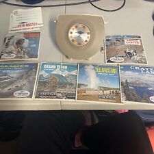 Sawyer's VIEW-MASTER Lighted VIEWER Tan Brown Power Case Works With Reels Read picture