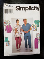 Simplicity 8088 Size XS-S-M Sewing Pattern UNCUT Unisex Medical Scrubs Pants Top picture