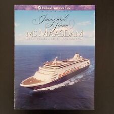 MS MAASDAM Holland America Line Inaugural Season Cruise Brochure August 15, 1993 picture