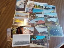 Vintage Lot OF 27 Railroad Train Postcards picture