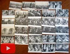 stereoview postcards c.1910-20 era lot x 27 scarce assorted views Damoy picture