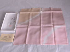 32cm × 32cm Japanese Silk Dyeing with Vegetable dyes of Safflower Handkerchief  picture
