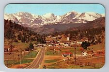 Estes Park CO-Colorado, Estes Park Village, Antique Vintage Souvenir Postcard picture