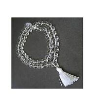 Sphatik / Crystal Jaap Mala for Puja Astrological Beads Positive Effect Hindu  picture