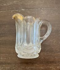 Vintage U.S. Glass Co #15086 Galloway Mirror Plate Creamer Small Pitcher 1904 picture