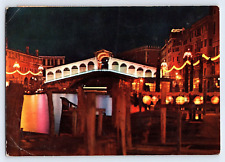 Vintage Postcard Italy - Venice - Luci E Colori D'Italia c1957 picture