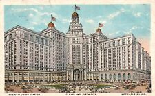 Postcard OH Cleveland Ohio New Union Station Hotel Cleveland 1921 Old PC J9305 picture