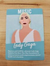 LADY GAGA- MUSIC - Girl Power Game card picture
