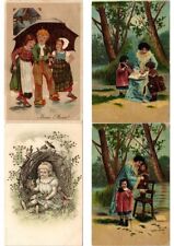 CHILDREN INFANTS Mostly ARTIST SIGNED 100 Vintage Postcards (PART 6.) (L5457) picture