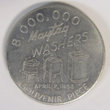 Newton Iowa Maytag 60th Anniversary Token 8,000,000 Washers 1953 picture