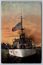 C1915 postcard  U.S.S ALABAMA GREAT WHITE FLEET BRITTON & REY picture