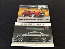 2013-2014 Ford Mustang Saleen 620 Shelby Super Snake Card / Brochure Set picture