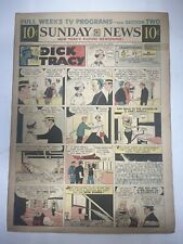 Sunday News Comic Strip Newspaper Insert Dick Tracy April 19 1959 Terry Annie picture