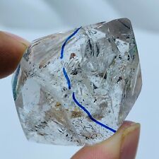 Natural 45mm Herkimer Diamond Enhydro healing Crystal &big moving water drop 32G picture