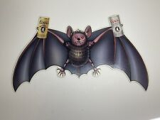 Vintage Coors Beer Halloween Sign Bat - Double Sided picture